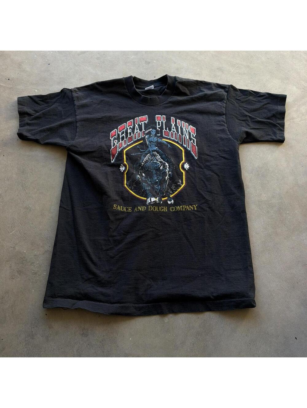 Vintage 90s Buffalo Great Plains Sauce and Dough Shirt XL
